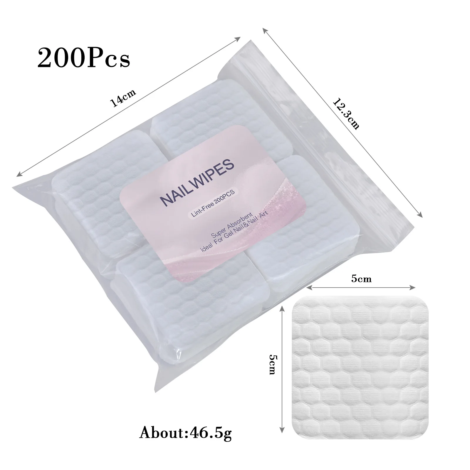 170/200PCS Nagellack Entferner Tücher Baumwolle Tücher Maniküre Reiniger UV Gel Nagellack Entfernung Pads Papiere Reinigung werkzeuge