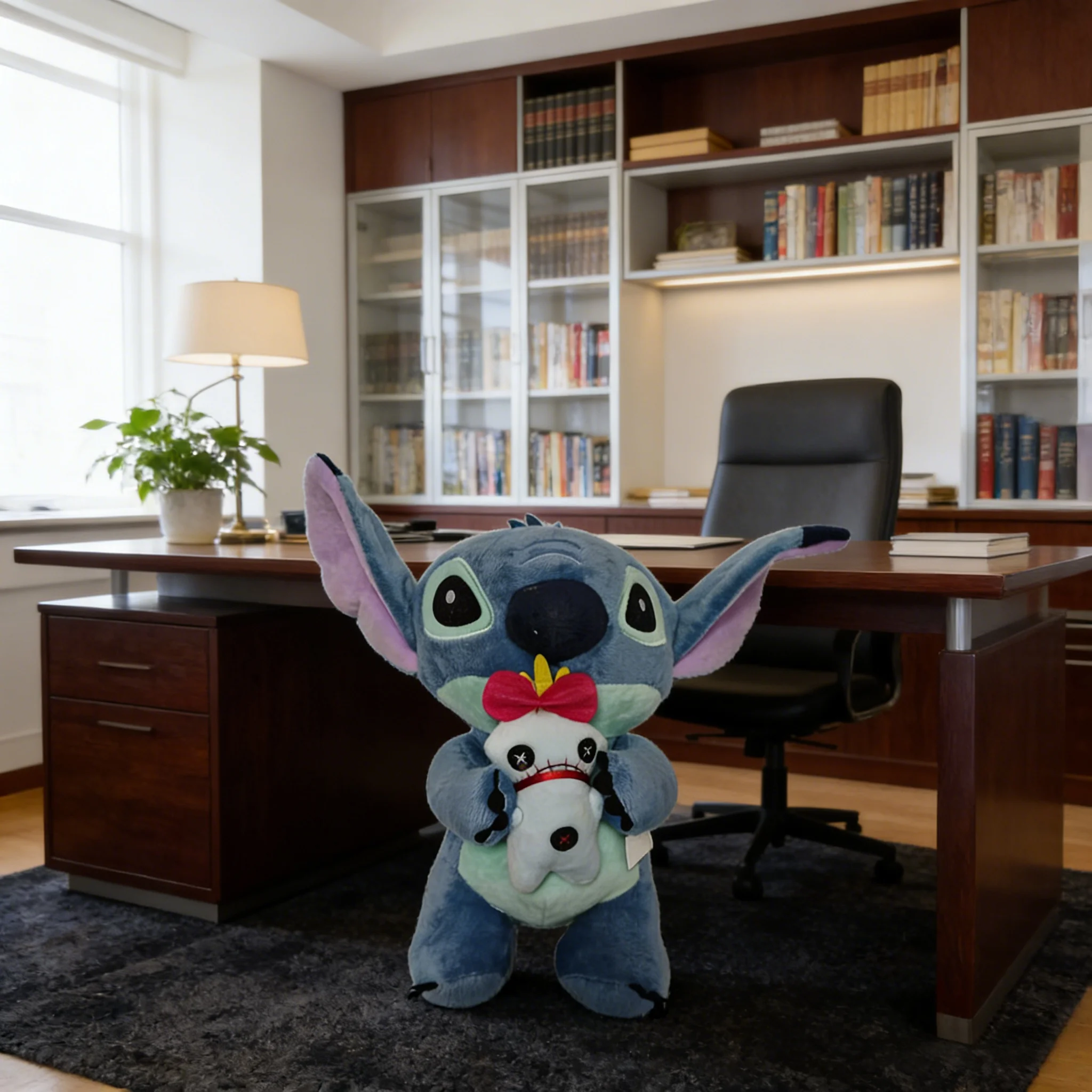 Abordable Anime broderie mignon en peluche poupée mignon dessin animé broderie ange doux en peluche poupée enfants apaisant cadeau d'anniversaire