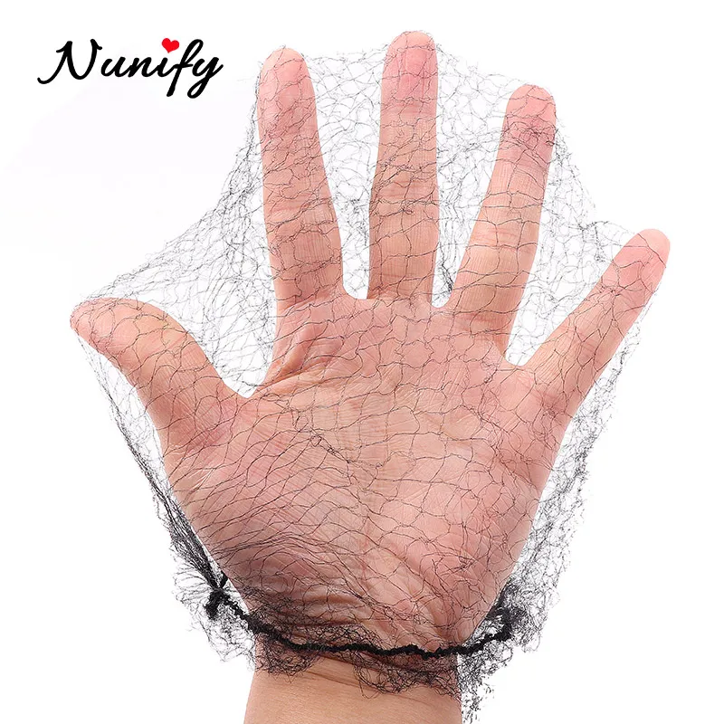 10Mm Invisible Hair Nets For Women Bun 100Pcs Elastic Edge Mesh Wig Net Cap For Hair Styling 24Inch 30Inch 36Inch 40Inch 46Inch