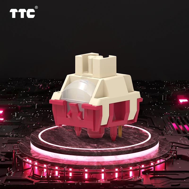

TTC Iron Switch V2 Factory Pre-lubed Stable Rapid Trigger Linear POM material Mechanical Keyboard Switch
