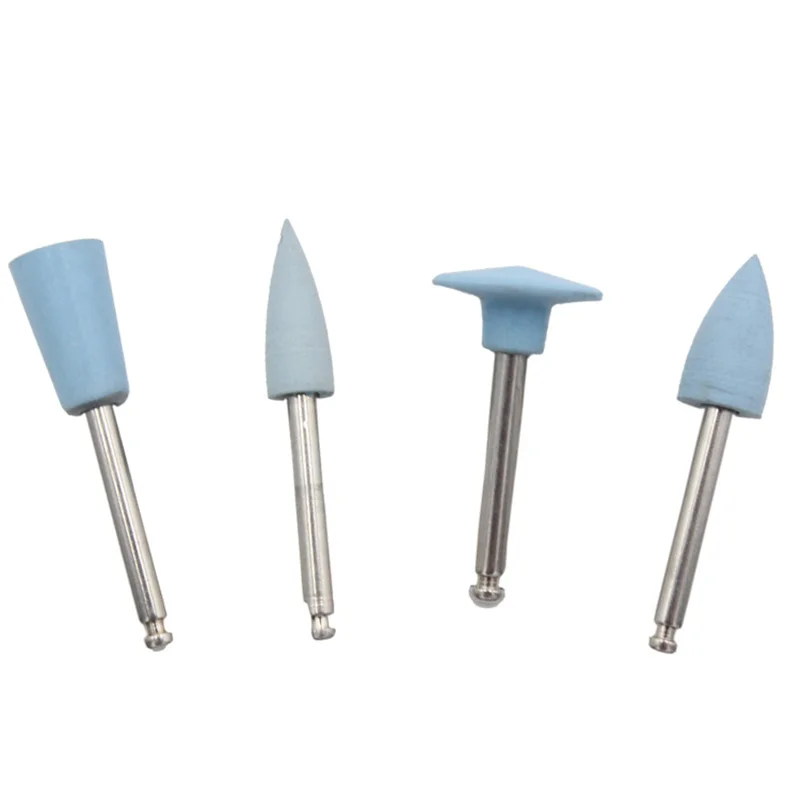 10pcs Dental Silicone Grinding Heads Teeth Polisher For Low Speed Contra Angle Handpiece Polishing Dentistry Instrument