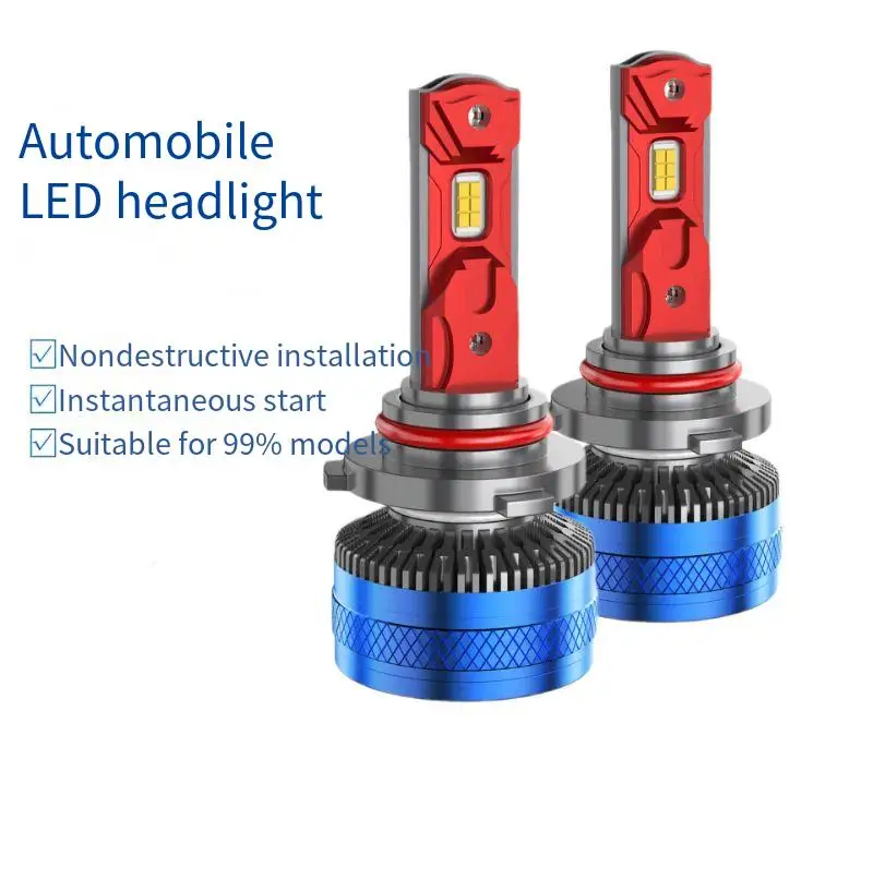 

H1 H3 H7 H8 H9 H11 HB3 HB4 LED Headlight Bulbs 12V 48W 6000K Bright White Light