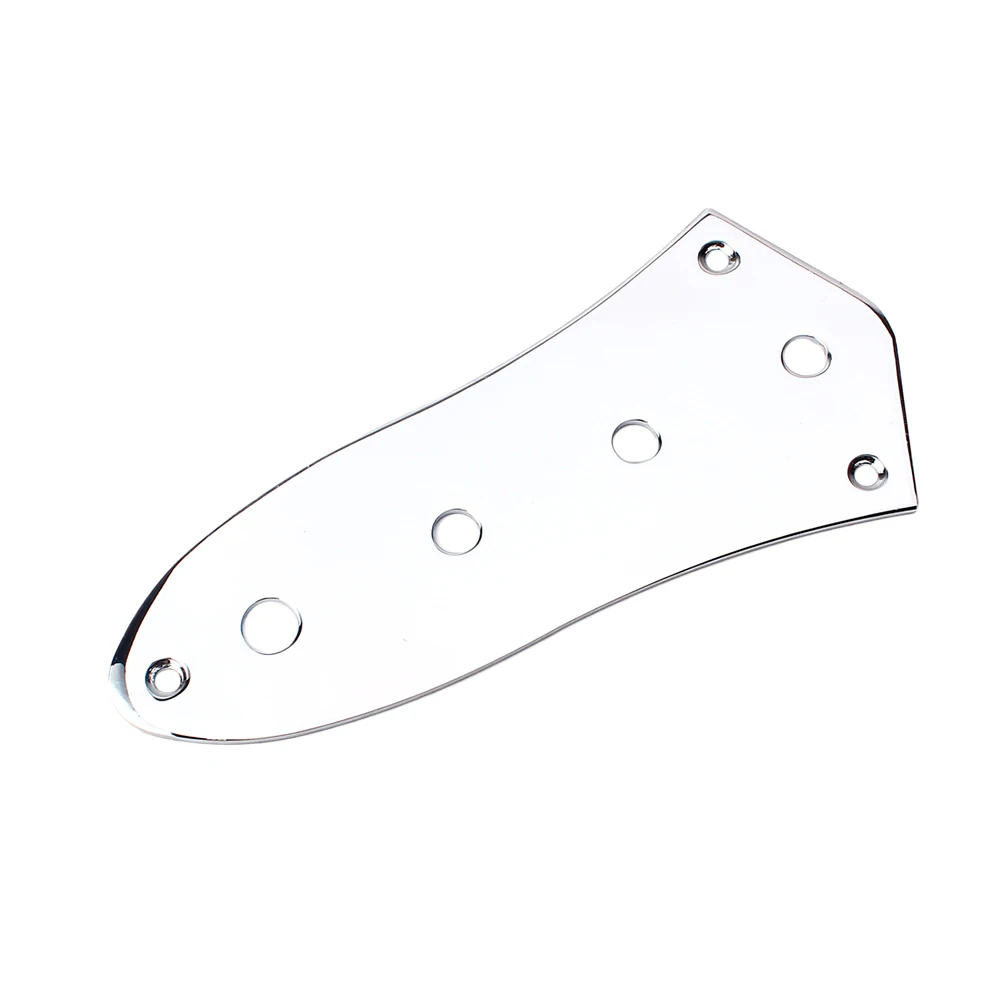 

Bass Guitar Accessories 4-hole Iron Plate Control for Vintage Style Electric Silver