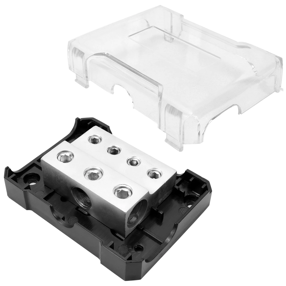 Three in four out car audio amplifier modification ground box