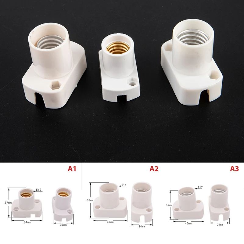 

Mini Screw Lamp Base E12 E14 E17 Lamp holder Light Bulb Socket Holder Adapter