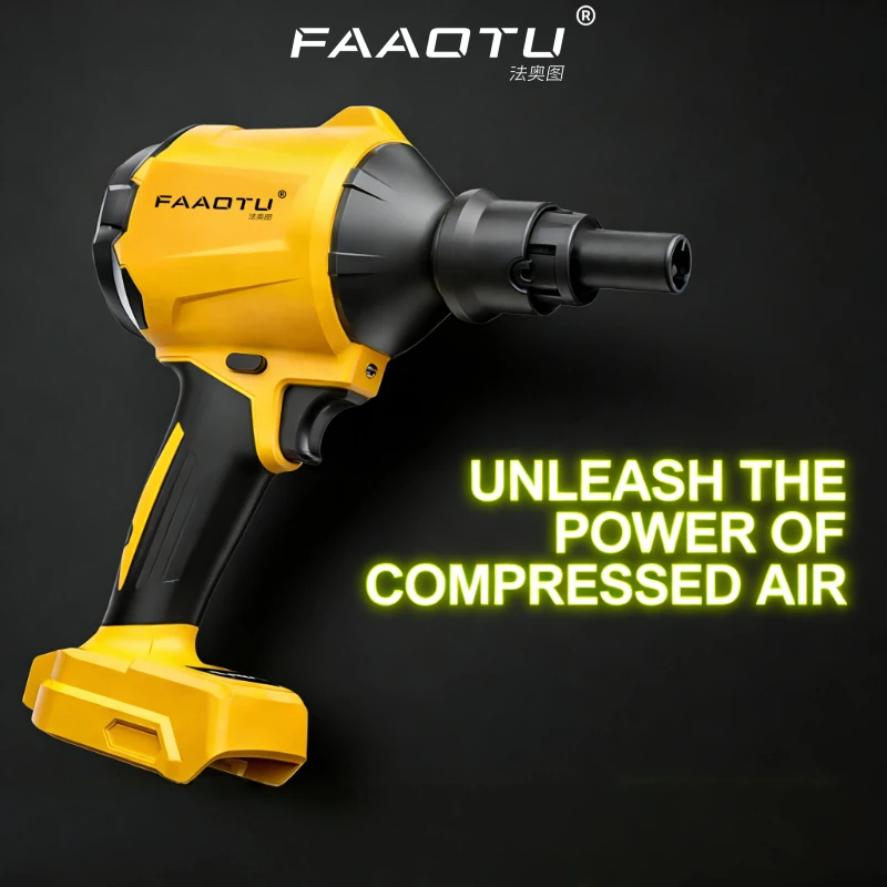 faaotu-brushlesscordless-air-dust-removal-gun-with-nozzle-multifunction-dusting-machine-compatible-with-dw-battery-no-battery