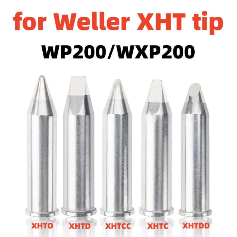 Weller XHT 납땜 팁 WP200 WXP200 다리미 헤드 납땜 스테이션, XHT-O/CC/DD/C/D/E/F/75U 도구