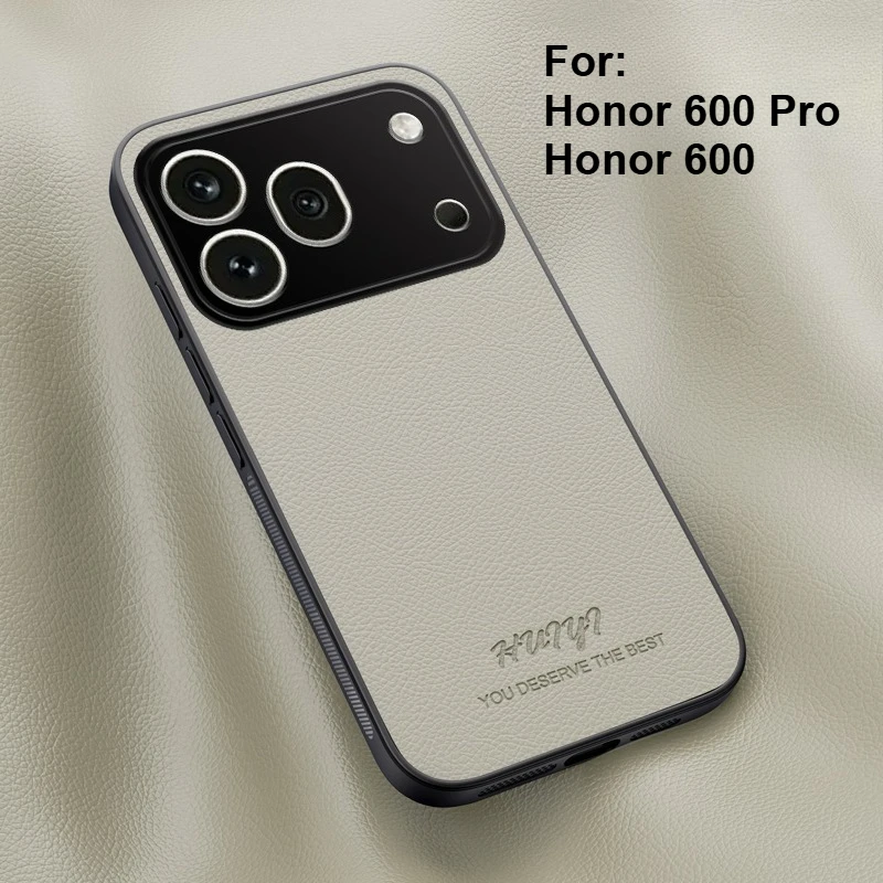 For Honor 600 600 Pro Case New Business Plain Leather Magnetic Ultra-thin Skin-Friendly Cover For Honor 600Pro Shockproof Funda