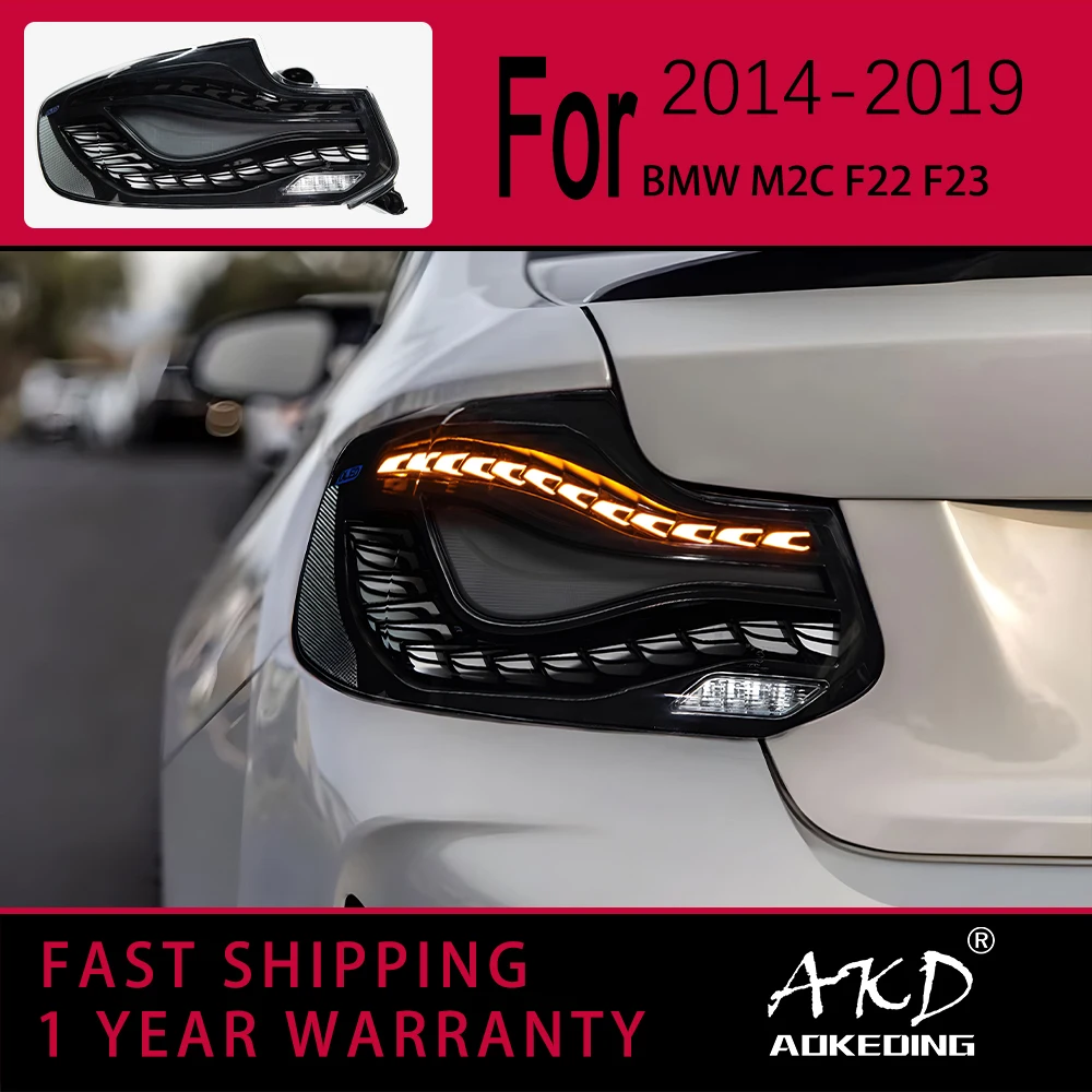 

Автомобильные фары для BMW M2C F22 F23 Светодиодный задний фонарь 2014-2019 220i 225i Задний стоп-сигнал Стоп-сигнал DRL Обратный ход Автомобильные аксессуары