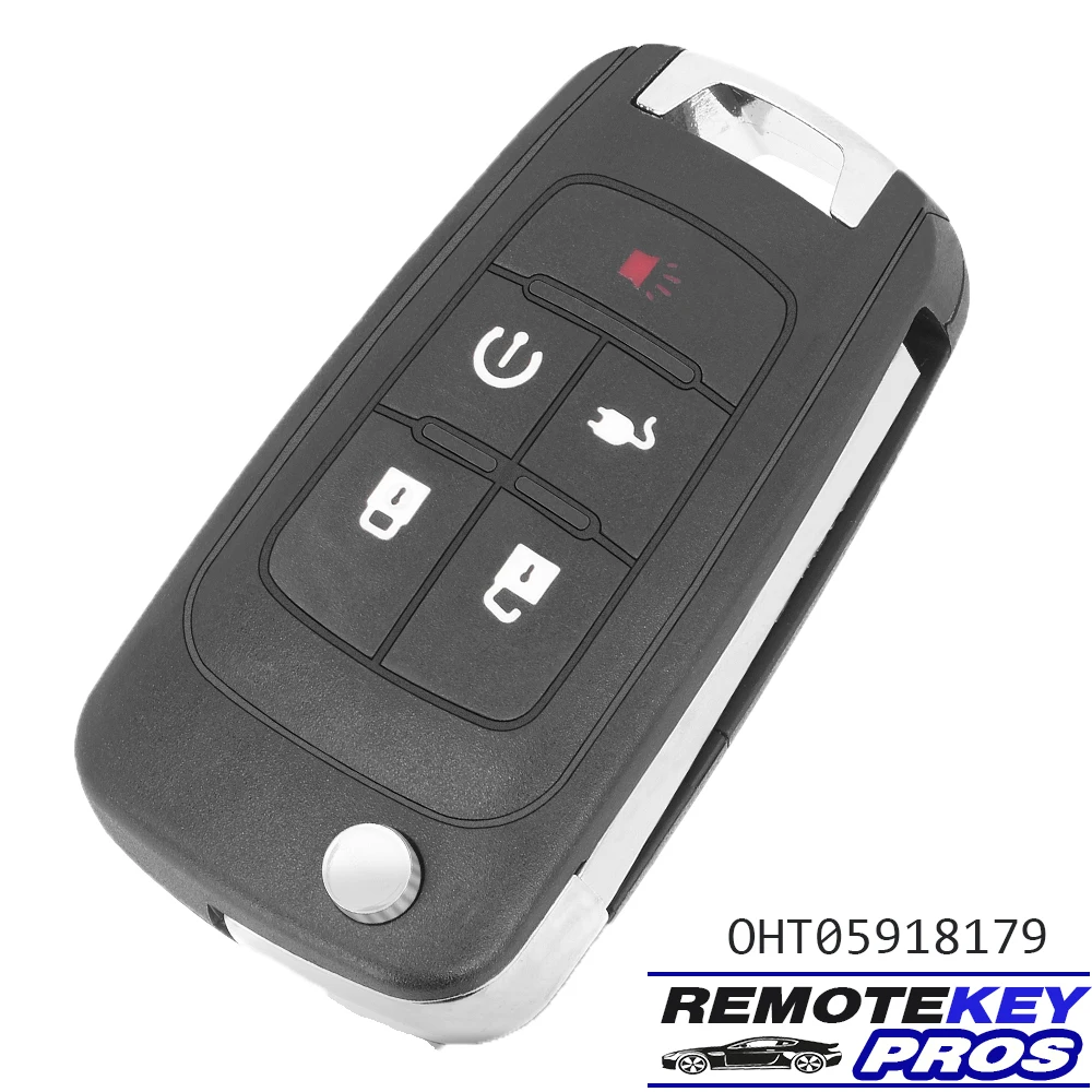 

DIYKEY Keyless Go OHT05918179 for Chevrolet Volt 2011 2012 2013 2014 2015 Flip Remote Key 315MHz ID46 5 Button Fob