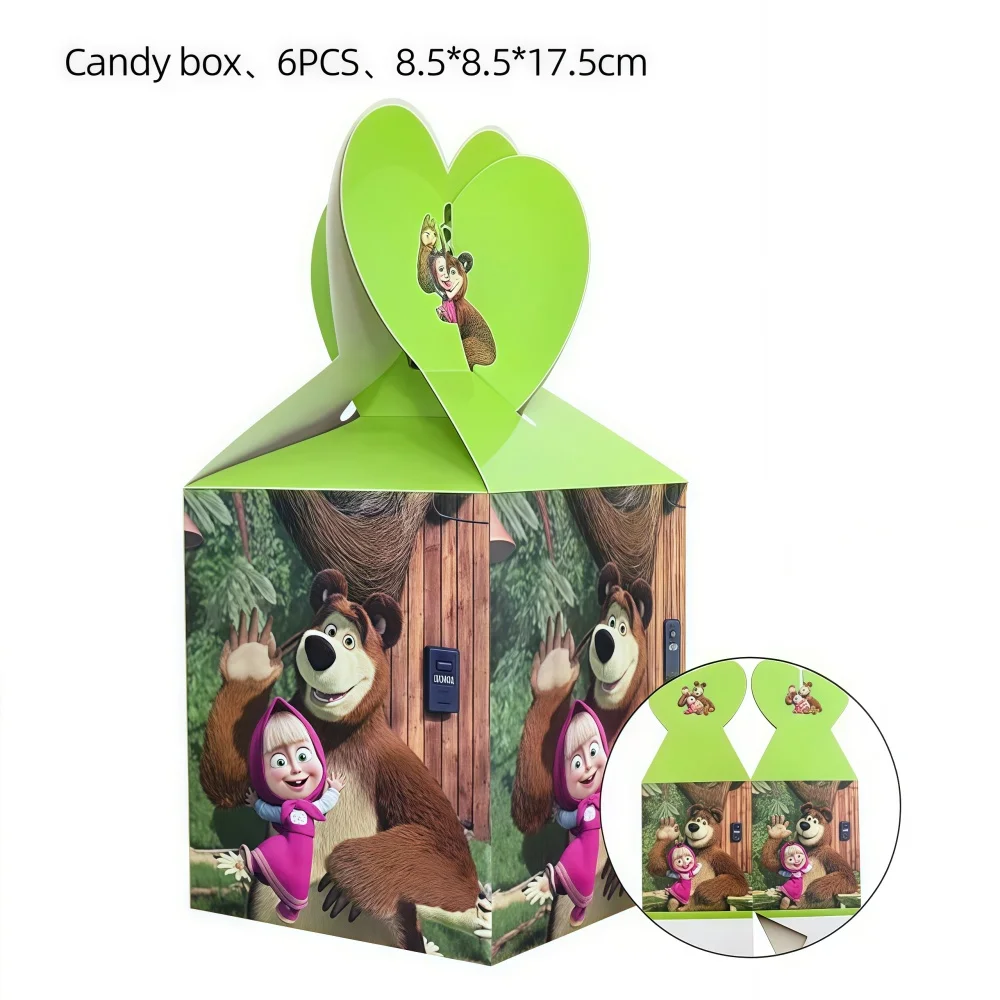 Niedliches Mädchen-Geburtstagsparty-Dekorationsset mit Bärenmotiv: Teller, Becher, Servietten, Ballons für Kinder, Babyparty-Zubehör, Geschenkideen – Detail 16