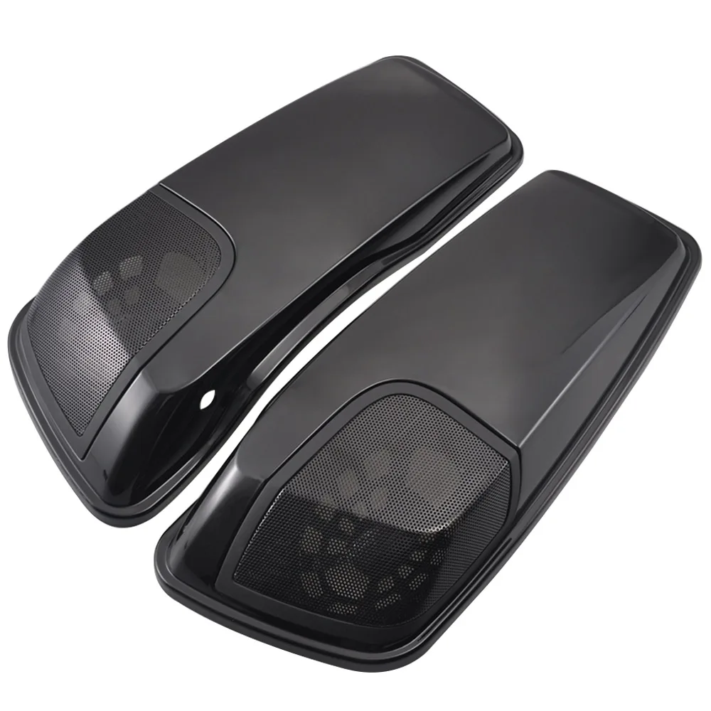 5 "X 7" Motorcycle Zadeltas Deksels & Speakers Voor Harley Touring Road King Electra Street Glide 2014-2020 Abs Plastic Accessoires