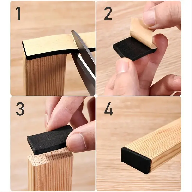 Diy Chair Feet Non-slip Sticker Pads Table Foot Pads Mute Wear Sofa Furniture Anti-scratch Table Leg Pads