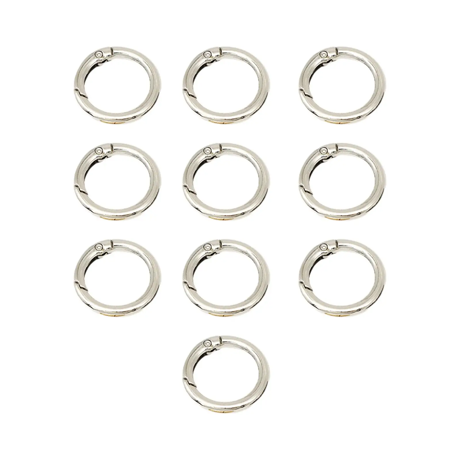 10pcs metal carabiner spring key , spring carabiner clip, spring key