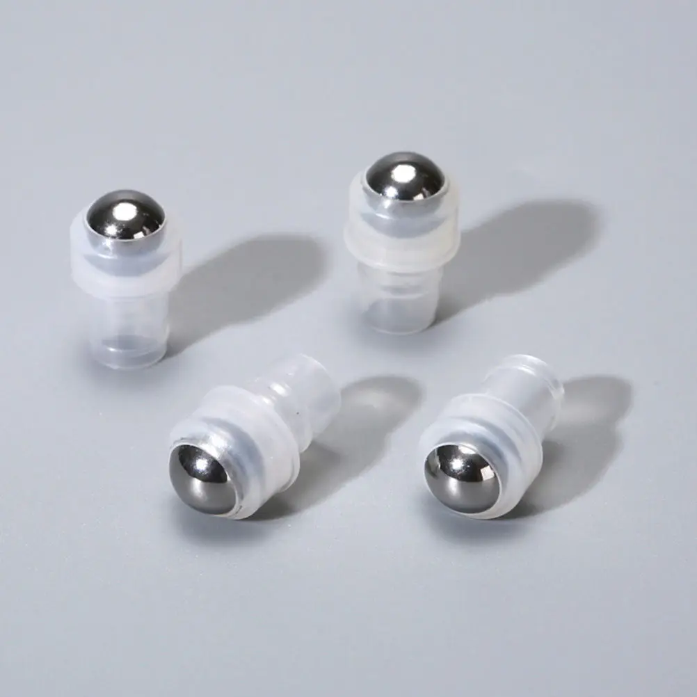 

30Pcs Essential Oil Roller Bottle Replacement Parts 16-Tooth Transparent Pe Plastic Roller Balls for Perfume Lip Oil Roll on