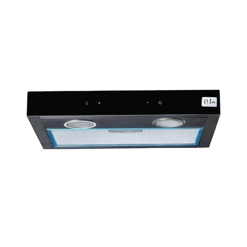 RV accessory 12v kitchen range hood touch screen with LED light