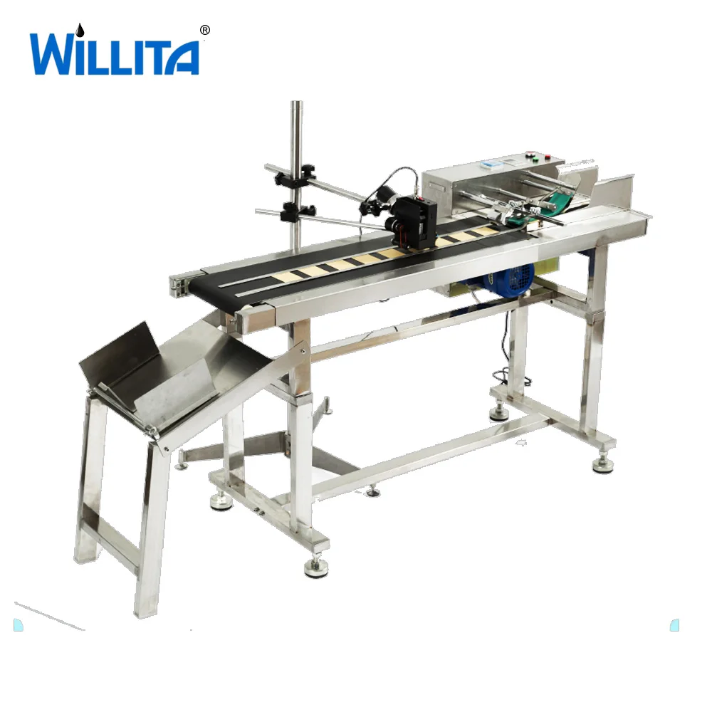 Automatic Online Inkjet Printer Feeder Conveyor Plastic Bag Carton Box Paging Machine Paper Label Pagination Machine for Printer