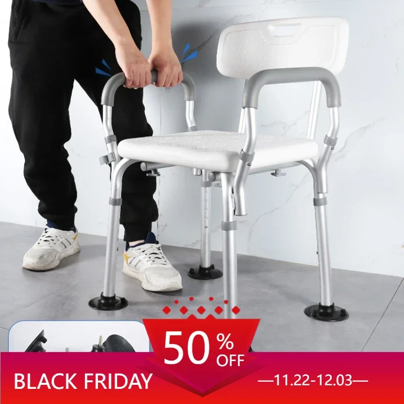 Portable Lifting Seat Unique Handle Elderly Chair Comfortable Sitting Bathtub Transfer Stool Duschstuhl Mit Rückenlehne Dusjstol