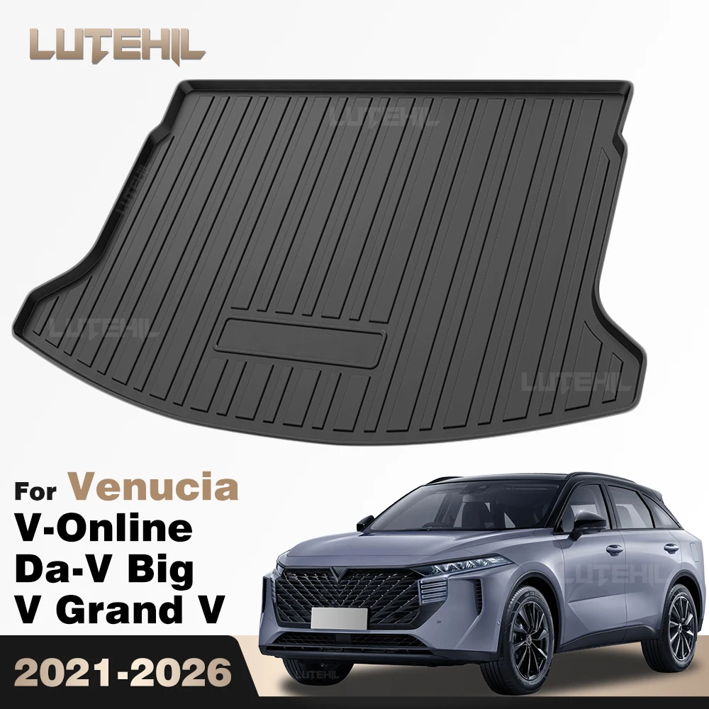 

Для Venucia V-Online Da-V Big V Grand V 2021-2026: Коврик в багажник из TPE, защитный вкладыш, водонепроницаемые аксессуары