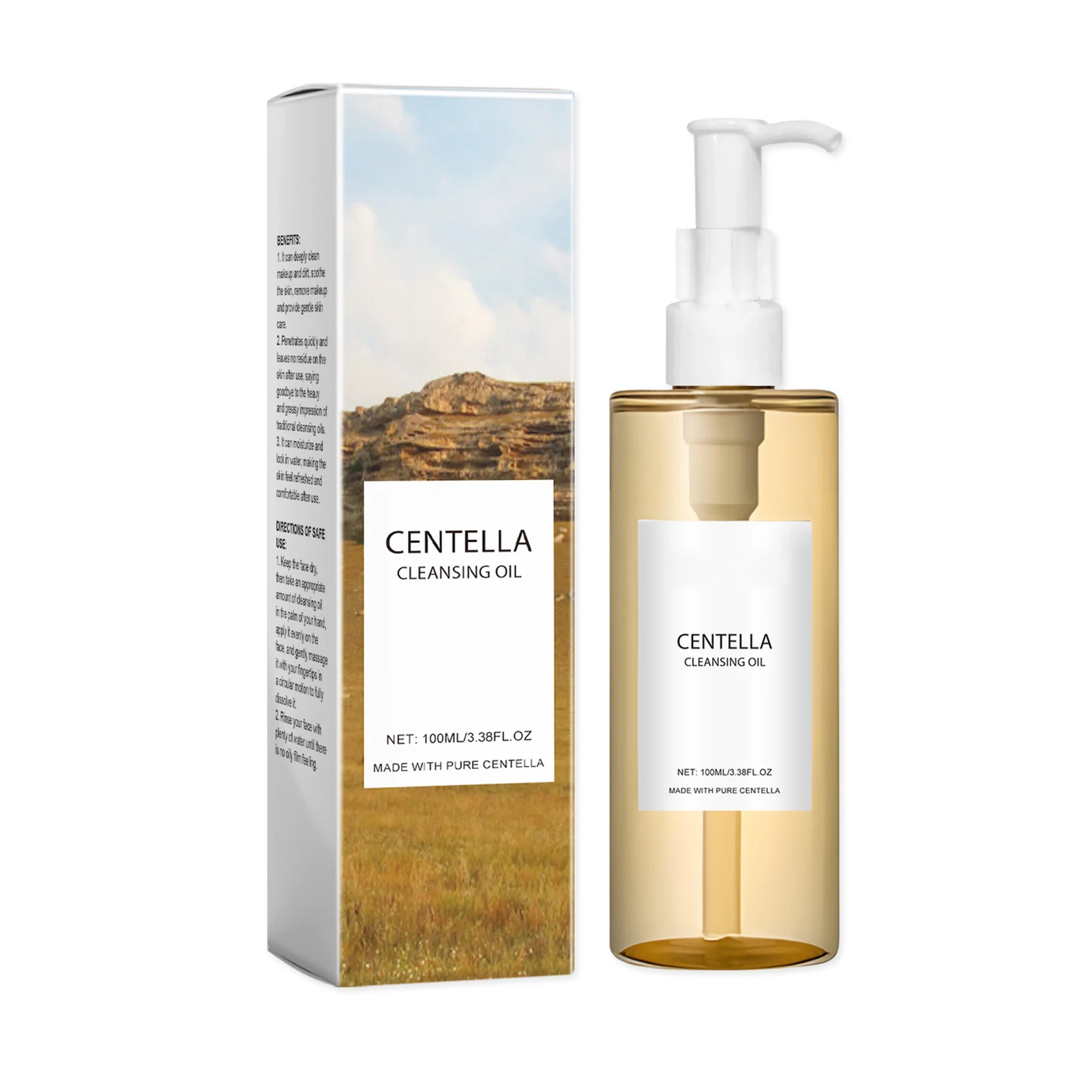 

Легкое очищающее масло Centella Light Cleansing Oil 100 мл – Нежное средство для умывания лица