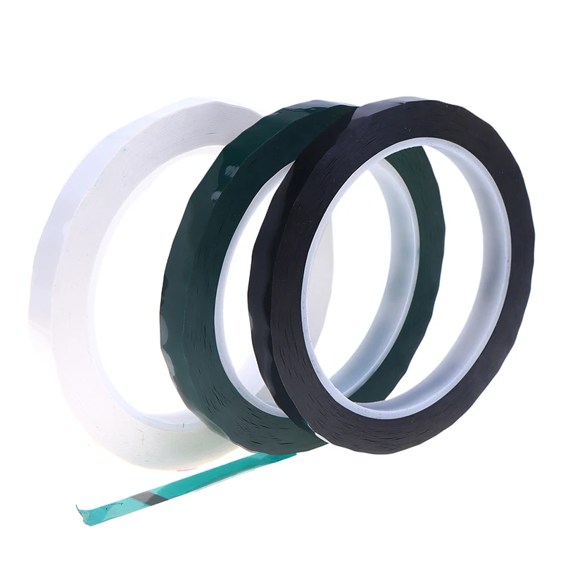 3/6/10MM 66M Graphic Whiteboard Tape Adhesive Chart Line Grid Electrical Marking Tapes High Temperature Resistant Pinstripe Tape