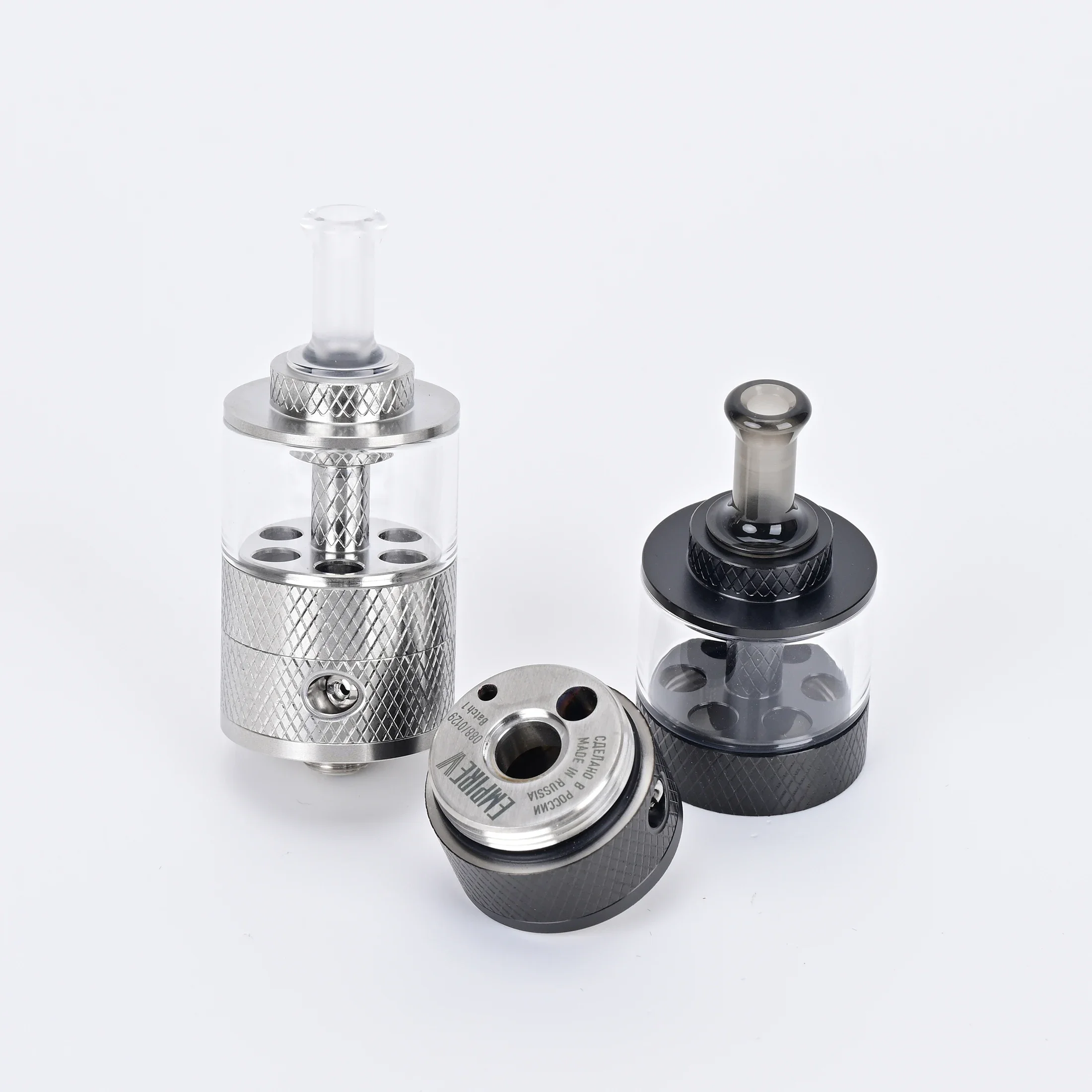 Wolfcoolvape الإمبراطورية الخامس نمط RTA خزان قابل لإعادة البناء البخاخة 23 مللي متر MTL Vape RTA خزان ل تعديل نكهة عالية Vaping البخاخة