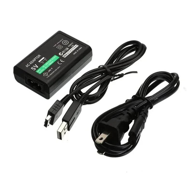 Home Wall Charger Power Supply AC Adapter for Sony PlayStation Psvita PS Vita PSV 1000 EU/US Plug USB Data Charging Cable