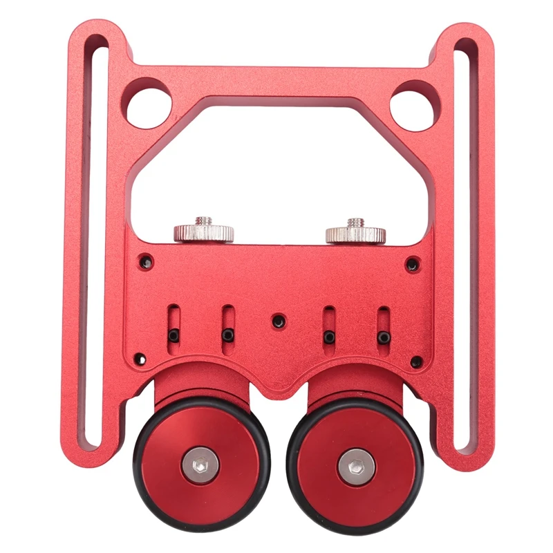 1Set Roller Guides Feather Board  Multi-Purpose Clear-Cut Anti Rebound Safety Pushing Auxiliary Tool Red