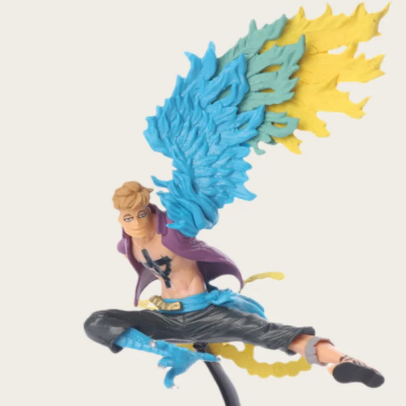 Figurka anime One Piece Marco, model, statuetka, modny ornament na stół, prezent na Boże Narodzenie