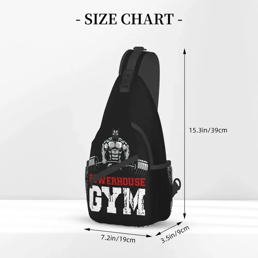 Mochila de musculación para hombre, bolso de hombro cruzado para gimnasio, viaje, senderismo, mochila de día