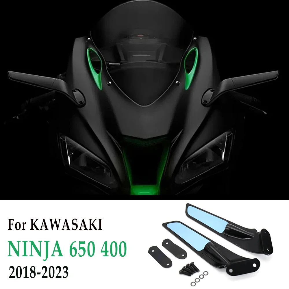 

Ninja650 Accessories for Kawasaki Ninja400 Motorcycle Adjustable Stealth Mirror Ninja 650 Mirror Ninja 400 Side Mirror 2018-2023