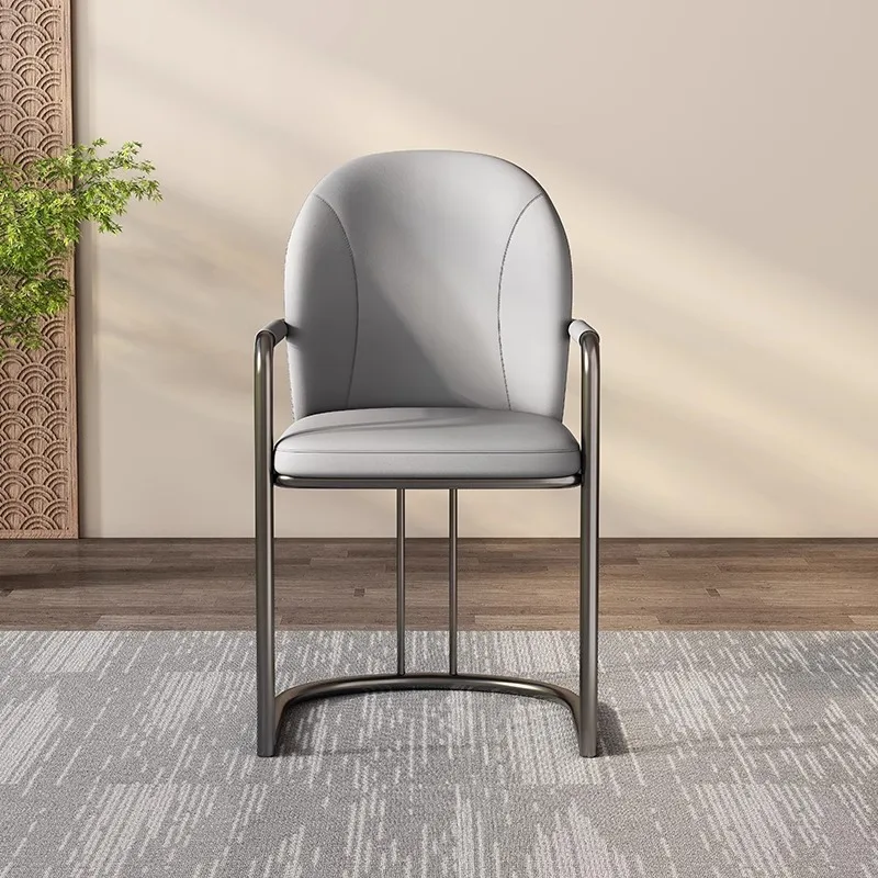 كرسي غرفة الشاي المكتبي البسيط الحديث كرسي ألعاب الكمبيوتر السحابي ووحدة التحكم، طاولة شاي فاخرة وخفيفة الوزن بتصميم بسيط