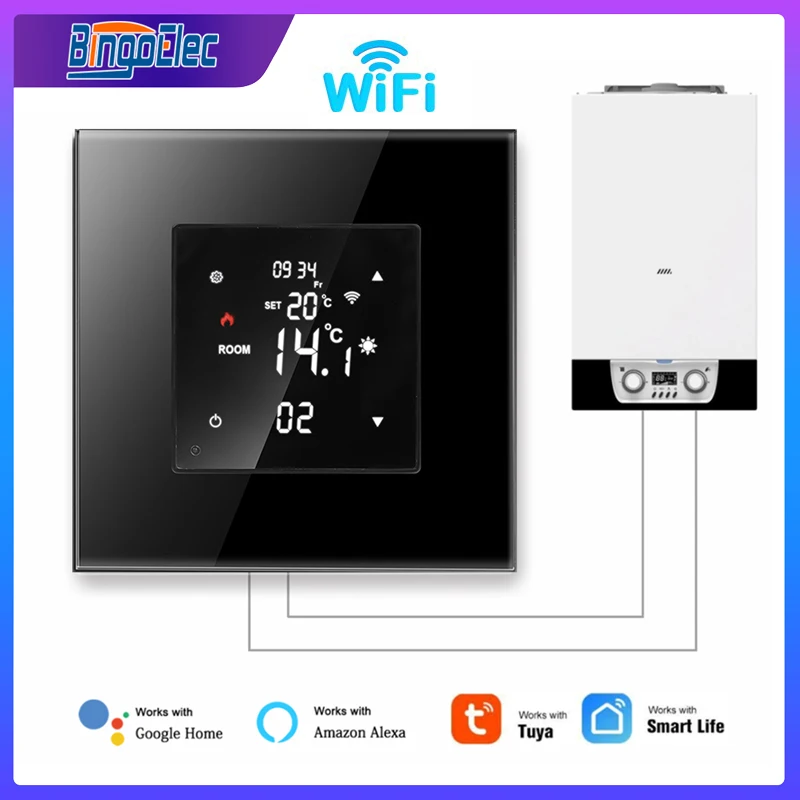 WiFi Thermostat Smart Temperature Controller Tuya Smart Remote Control Floor Heating Work with Google Smart Home Alexa