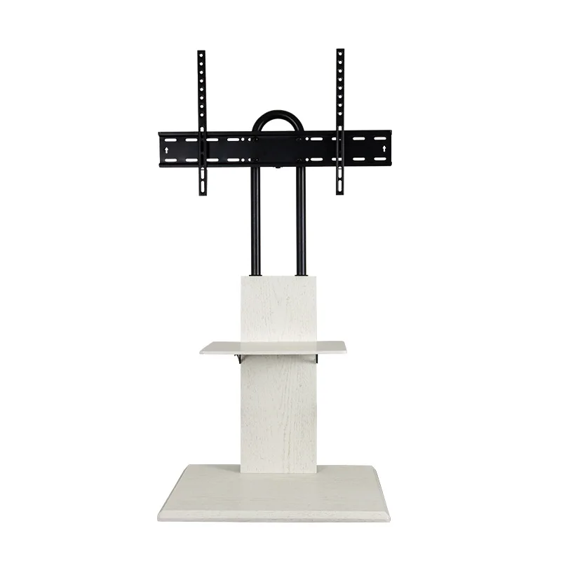 

Wood grain TV telescopic bracket 35-65 inch wooden floor LCD TV bracket