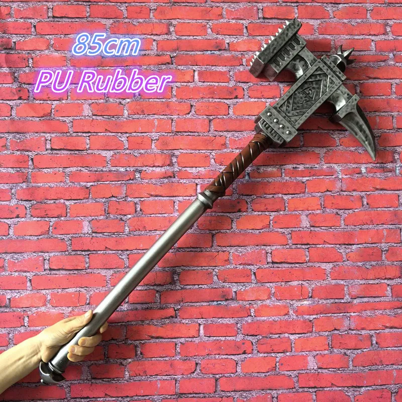 Cosplay 1:1 Melee hammers War Beast Elf Sword Weapon Dragon Scale Sword Skybreaker sword Role Playing Cos Safety PU Weapon Toy