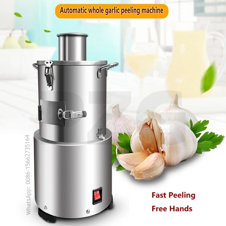High Efficiency New 25 kg/Hour Industrial Dry Garlic Separator Garlic Clove Peeling Garlic Breaking And Peeling Machine
