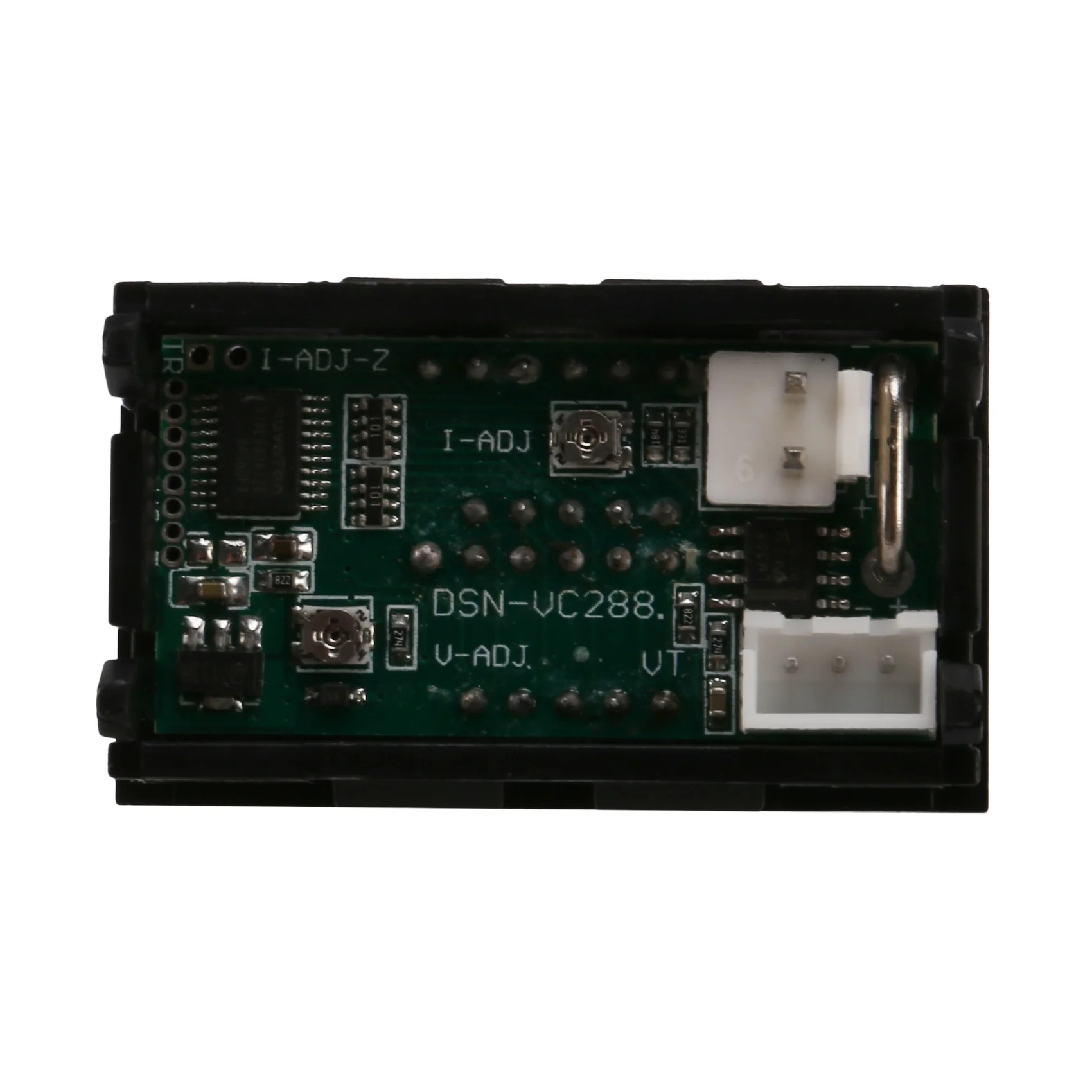 Digitale Spanningsmeter Dc 100V 10a Voltmeter Ampèremeter Blauw + Rood Led Amp Dual