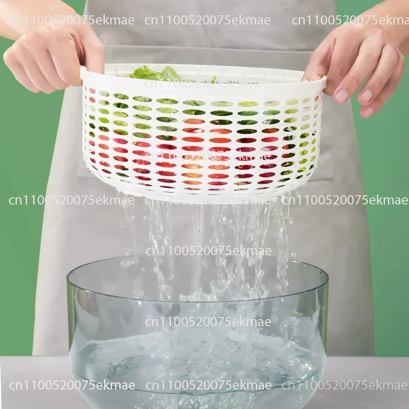 Electric Vegetable Dehydrator, Fruit Drain Basket, Dryer, Household Vegetable Wash Basin, Salad Dehydrator, Throw Basin