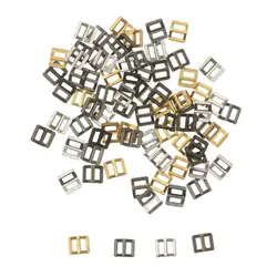 20pcs 3mm Mini Ultra-small Tri-glide Belt Buckle Doll Bags Sewing Buckles Diy Doll Adjustable Buttons Shoes Accessories