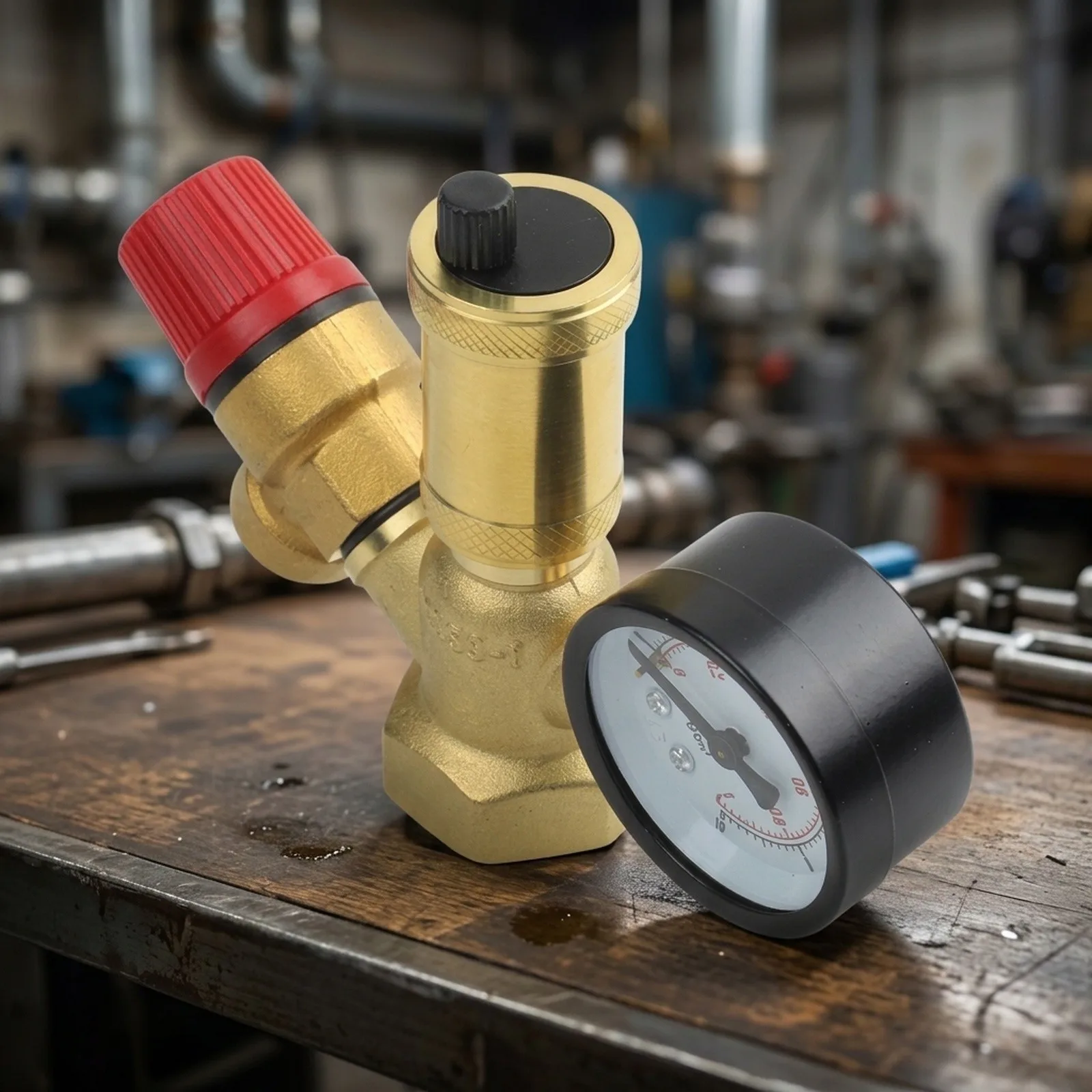 Heating System Air Vent Boiler Maintenance Efficient Air Venting Robust Brass Construction For Heating Systems