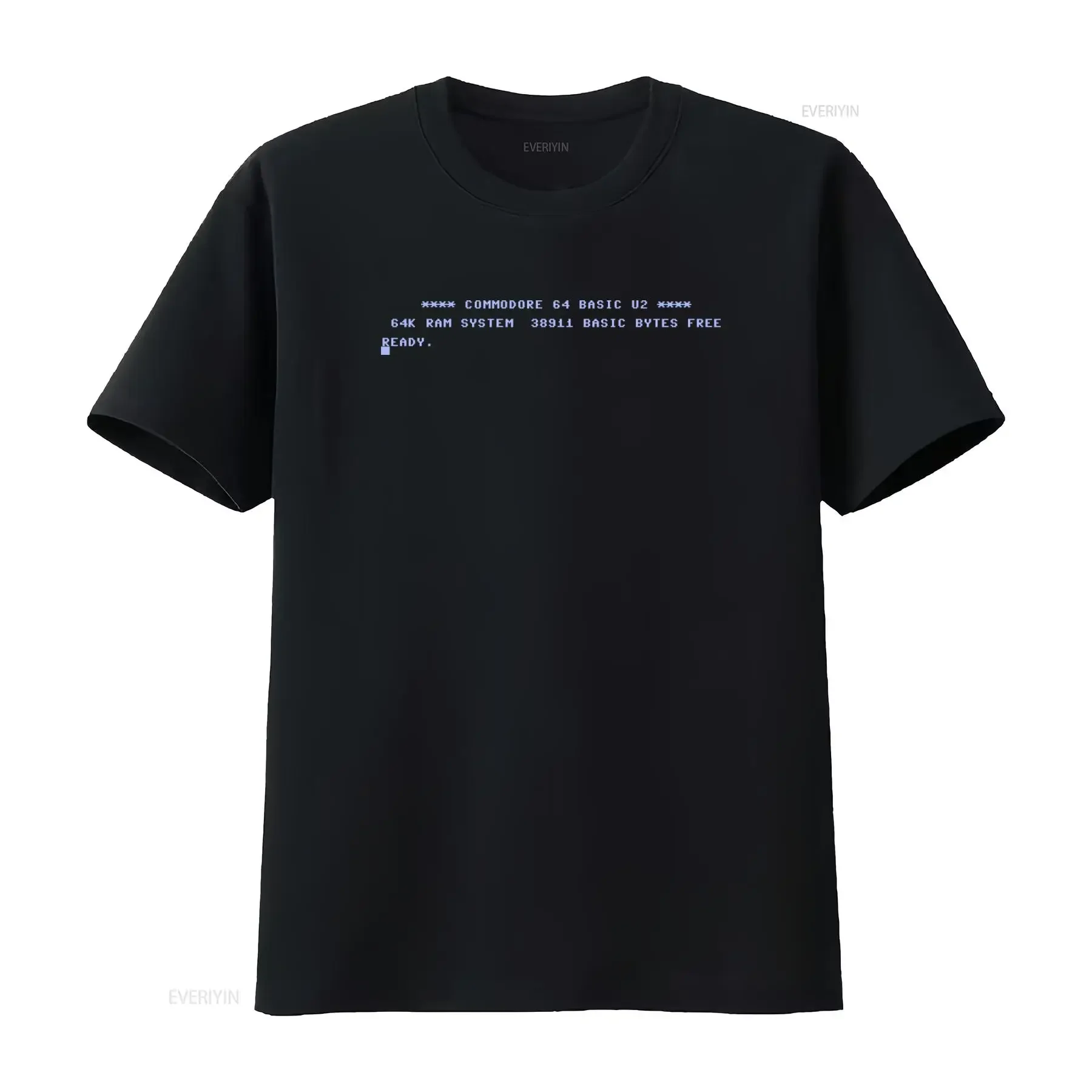 Commodore Basic Start Screen Vintage Style T Shirt C64 Retro Computing Design vintage Washed Stylish streetwear Comfortable