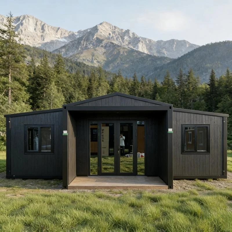 40ft 20ft Luxury Prefab Villa 2 3 4 5 Bedrooms Prefabricated Foldable Expandable Container House Portable Mobile Tiny Home