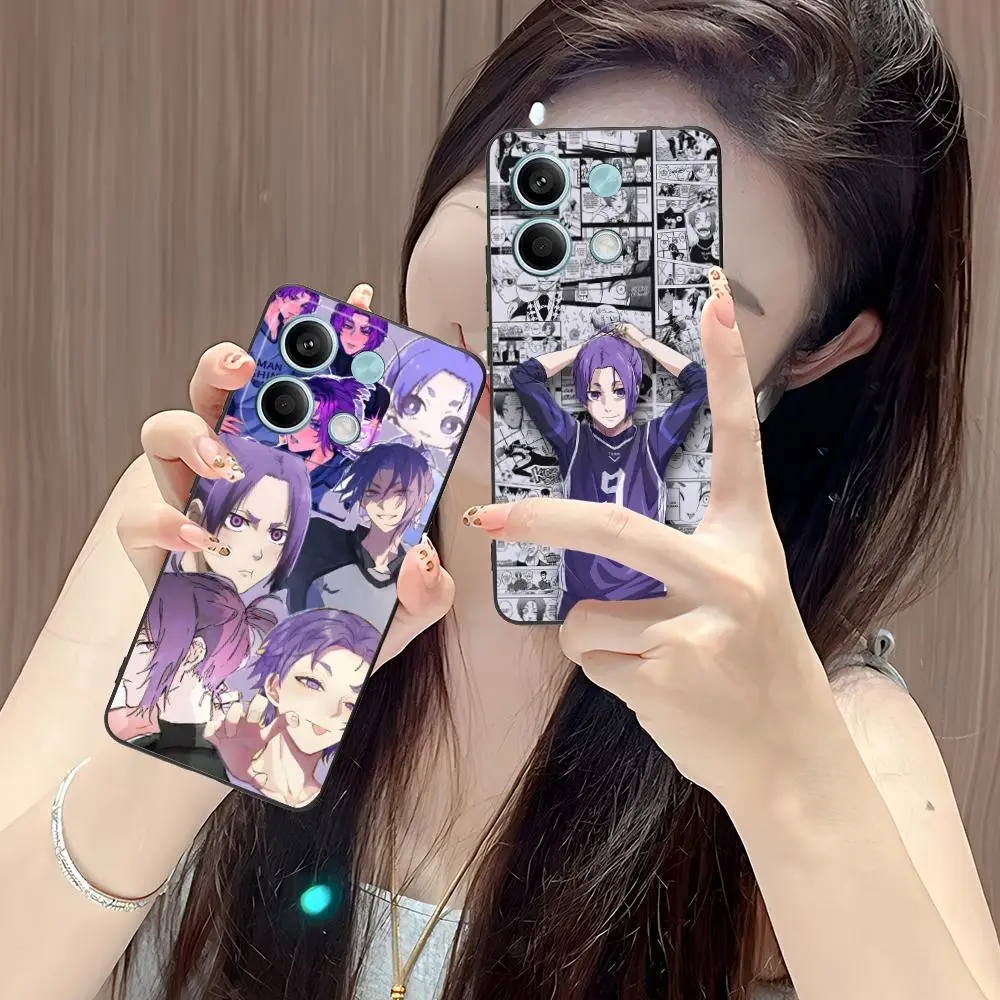 

Чехол для телефона Blue Lock Reo Mikage для POCO M7 M6 M5 M4 M3 X7 X6 X5 X4 X3 Pro GT 5G с цветным принтом, роскошный чехол для смартфона