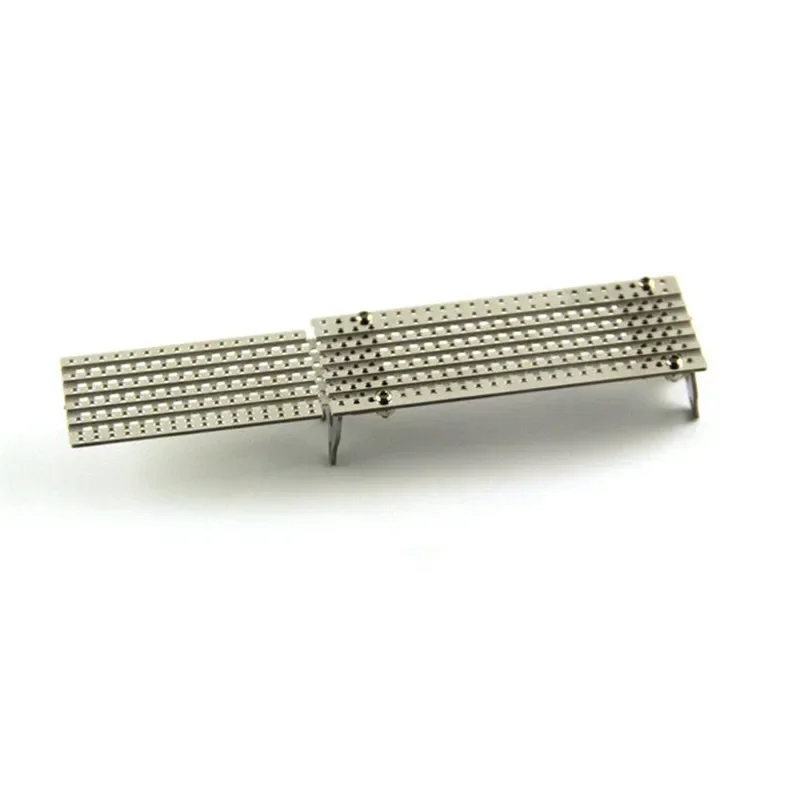 Metal Material Stainless Steel Anti Slip Pedal for 1/14 Tamiya RC Truck Scania Actros 3363 Volvo MAN LESU Car