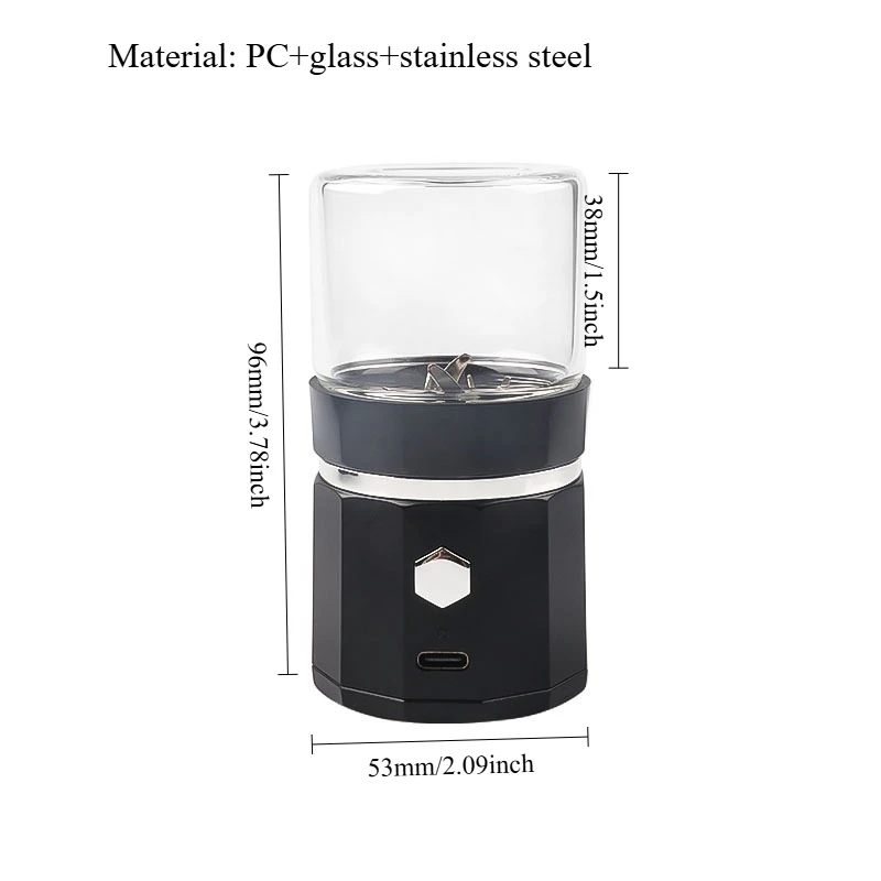 Portable Electric Tobacco Grass Crusher for Smoking Dry Herb Grinder Machine