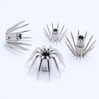 Anzuelo de calamar grande de acero inoxidable grueso, combinación de accesorios grandes de Calamari, pesca en barco oceánico, pulpo, sepia, 10 Uds.