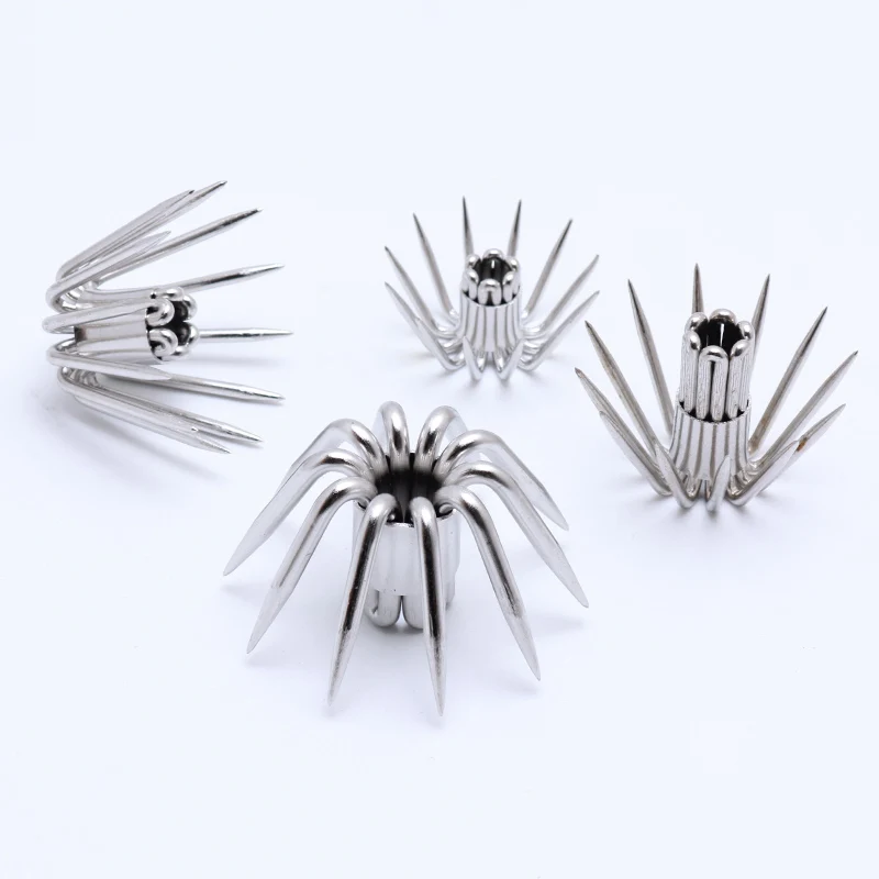 10pcs Thick Stainless Steel Big Squid Hook Combination Large Calamari Accessories Ocean Boat Fishing Octopus Cuttlefish Fishhook