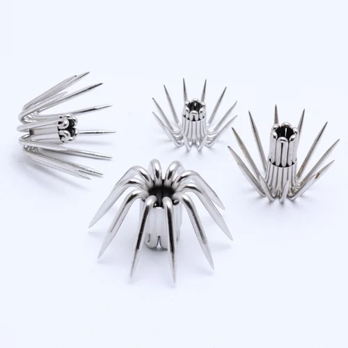 Anzuelo de calamar grande de acero inoxidable grueso, combinación de accesorios grandes de Calamari, pesca en barco oceánico, pulpo, sepia, 10 Uds.