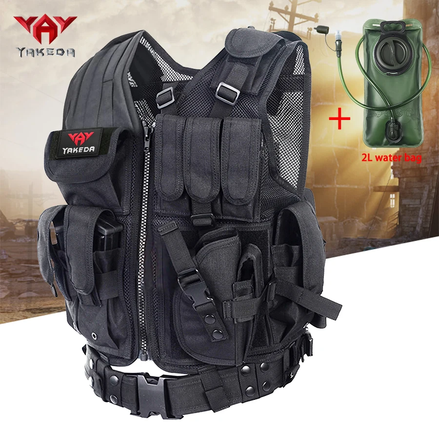 gilet-exterieur-reglable-yakeda-avec-systeme-d'expansion-molle-ceinture-amovible-avec-poche-a-eau-de-2l