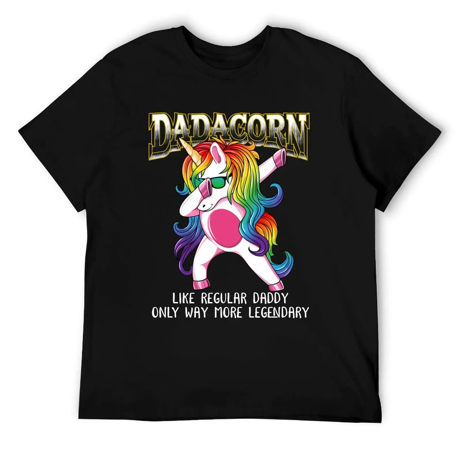 

Dadacorn Daddy Unicorn Dabbing Gift T-Shirt man t shirts graphic funny t shirts man g man t shirts for men T-Shirt